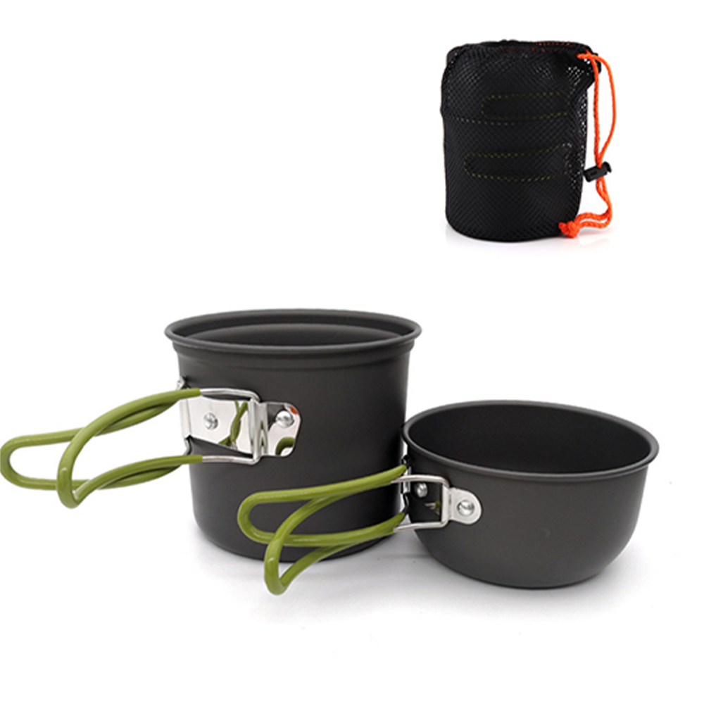 Camping Lightweight Cooking Pot - Pacoone kit de utensílios de cozinha