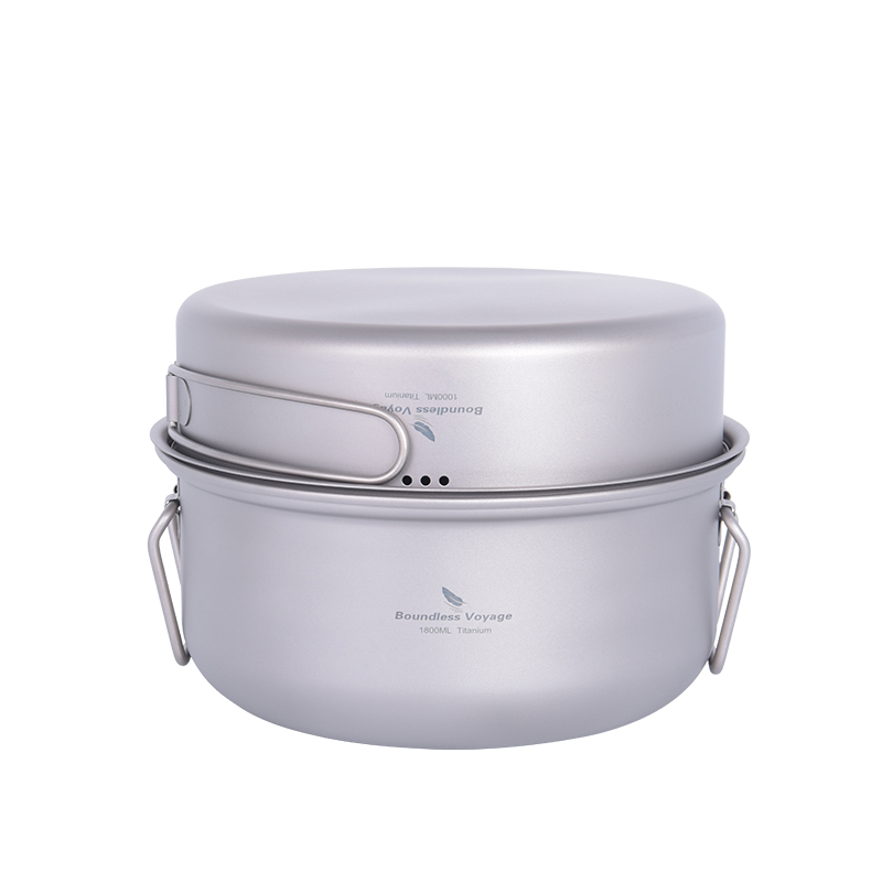 Camping Cooking Pot Set - Conjunto de Utensílios de Cozinha para
