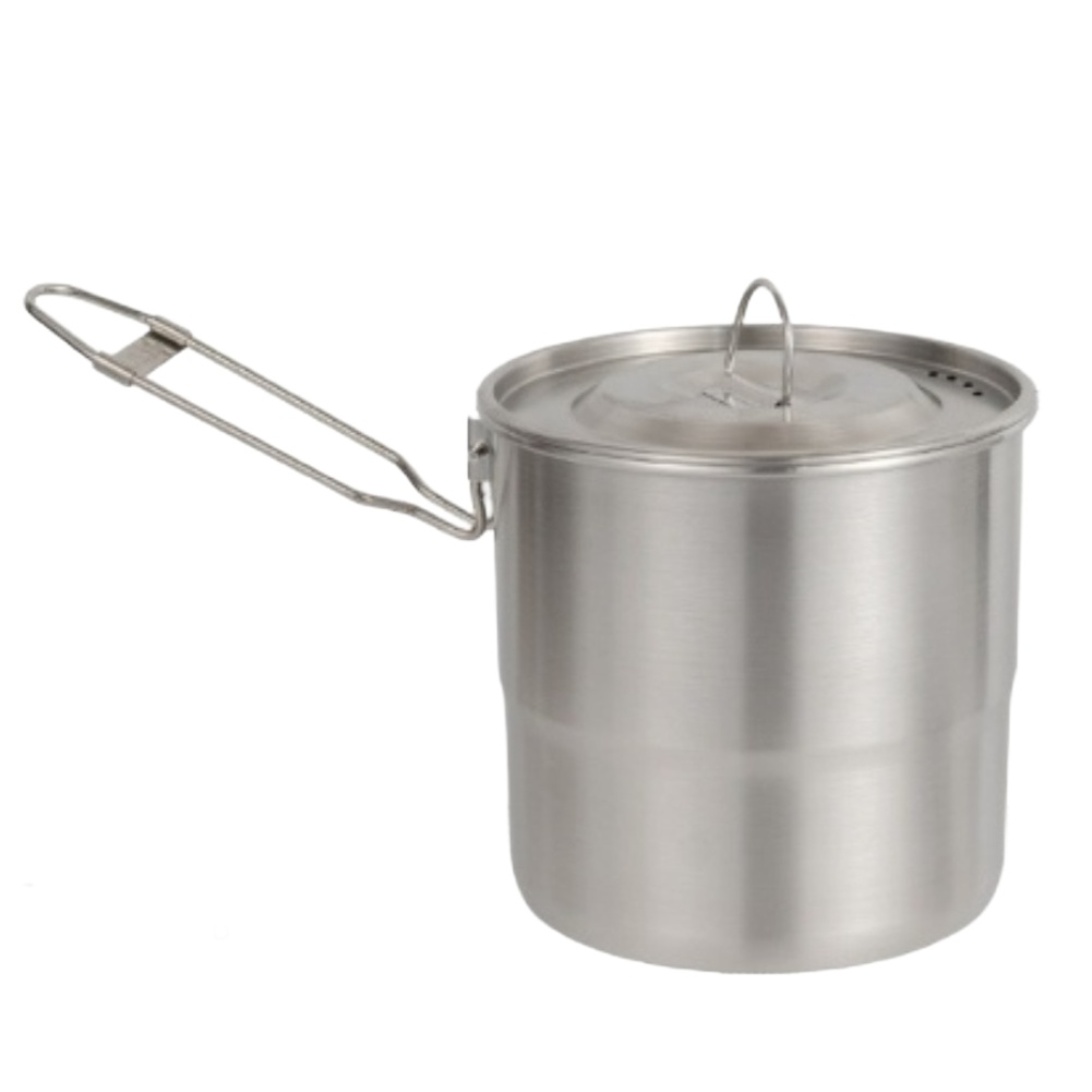 Camping Cooking Set Compact - Panela de Cozinha Portátil de Aço