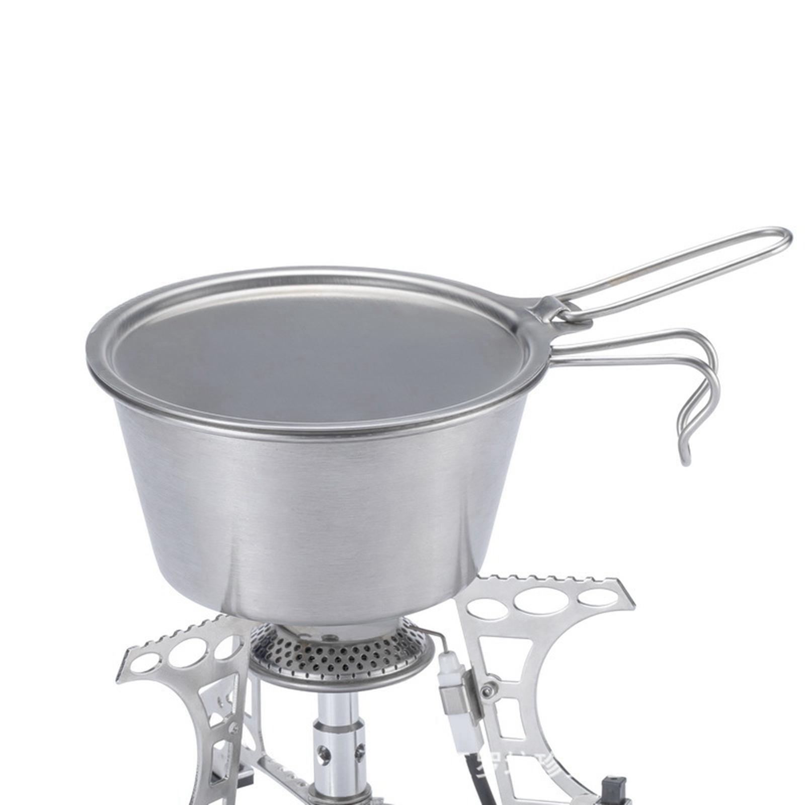 Camping Lightweight Cooking Pot - Tampa leve para panela de acampamento,