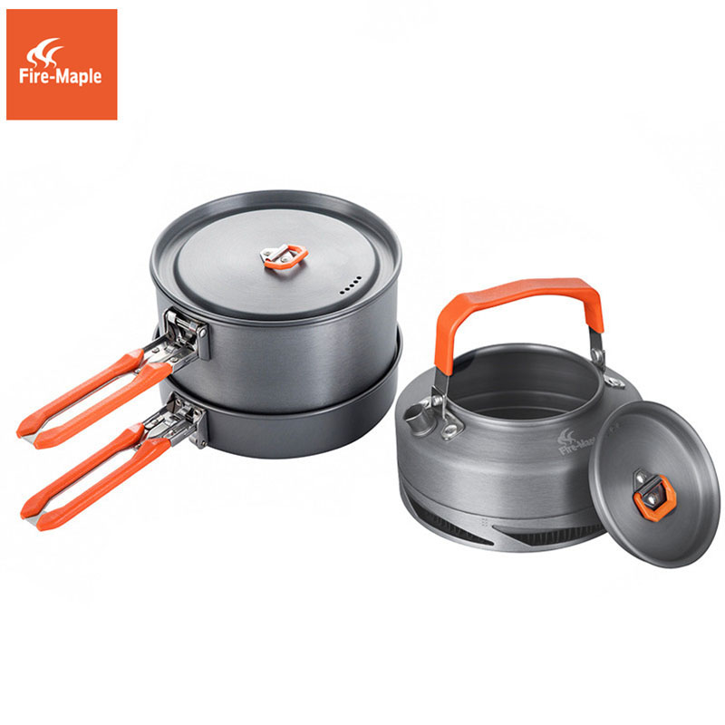 Camping Cooking Pot Set - Fire Maple-Camping Panelas, Utensílios, Pratos, Acampamento
