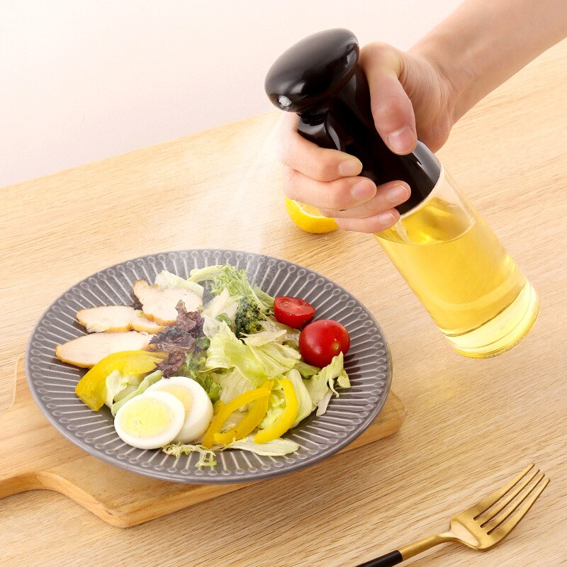 Camping Cooking Oil Bottle - Atomizado Óleo Spray Garrafa, Pressione, Abrir