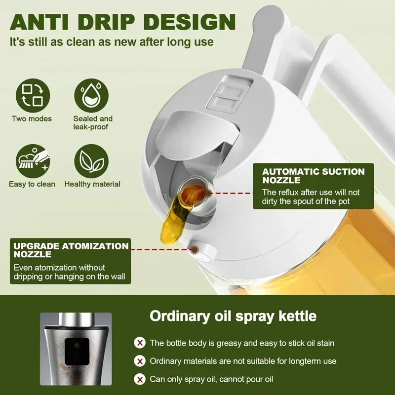 Pulverizador de óleo em spray  - Camping Cooking Oil Bottle avaliação e preço