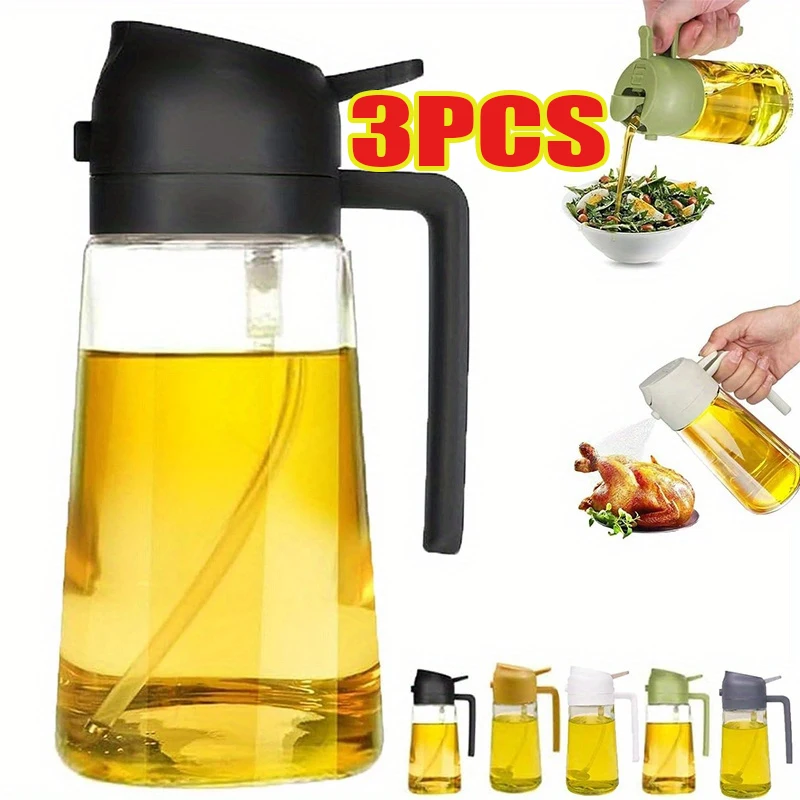 Spray de Óleo 2 em 1, Garrafa  - Camping Cooking Oil Bottle avaliação e preço