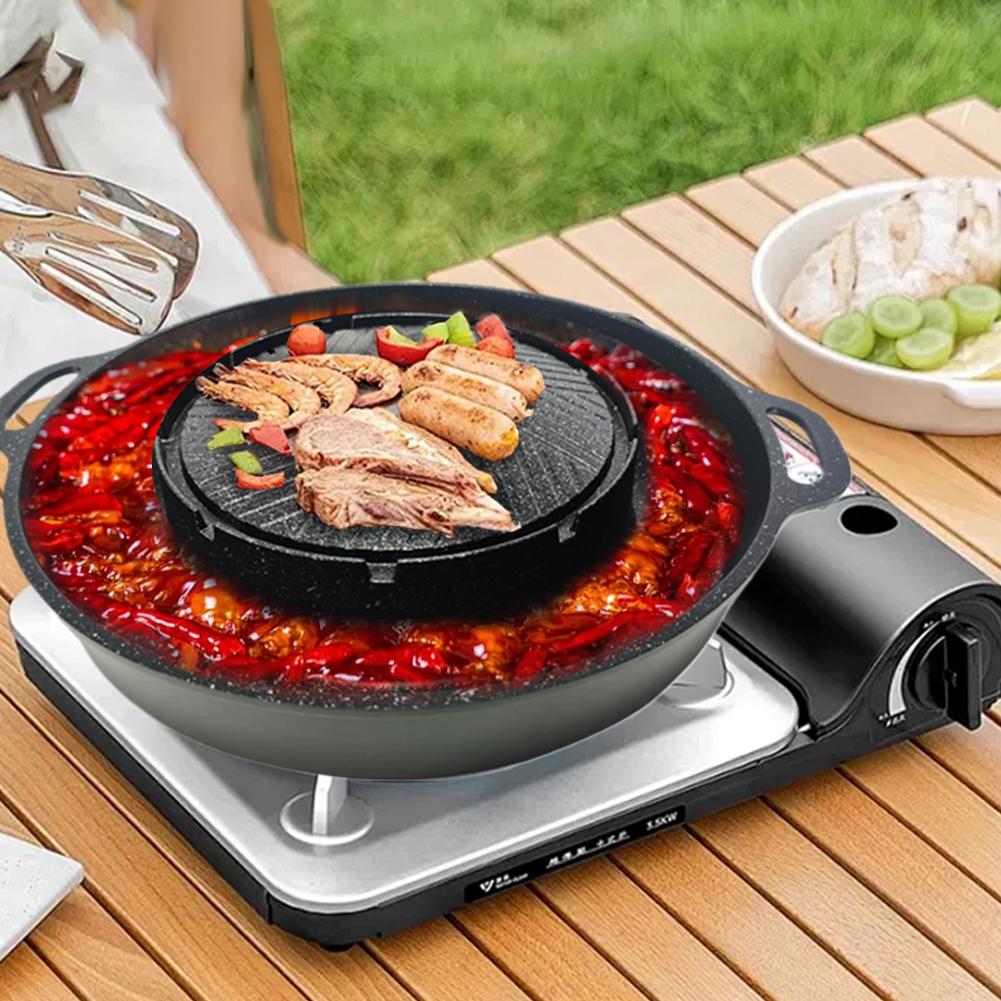 Panela de grelha cassete corea - Camping Cooking Cupboard avaliação e preço