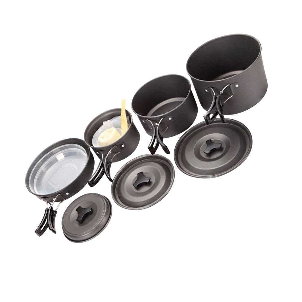 Conjunto de Utensílios de Cozi - Camping Cooking Set Compact avaliação e preço