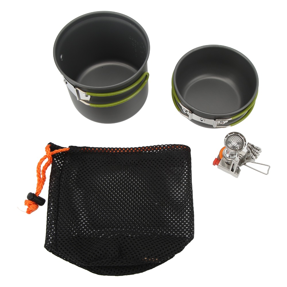 Conjunto de Cozinha para Campi - Camping Lightweight Cooking Pot avaliação e preço