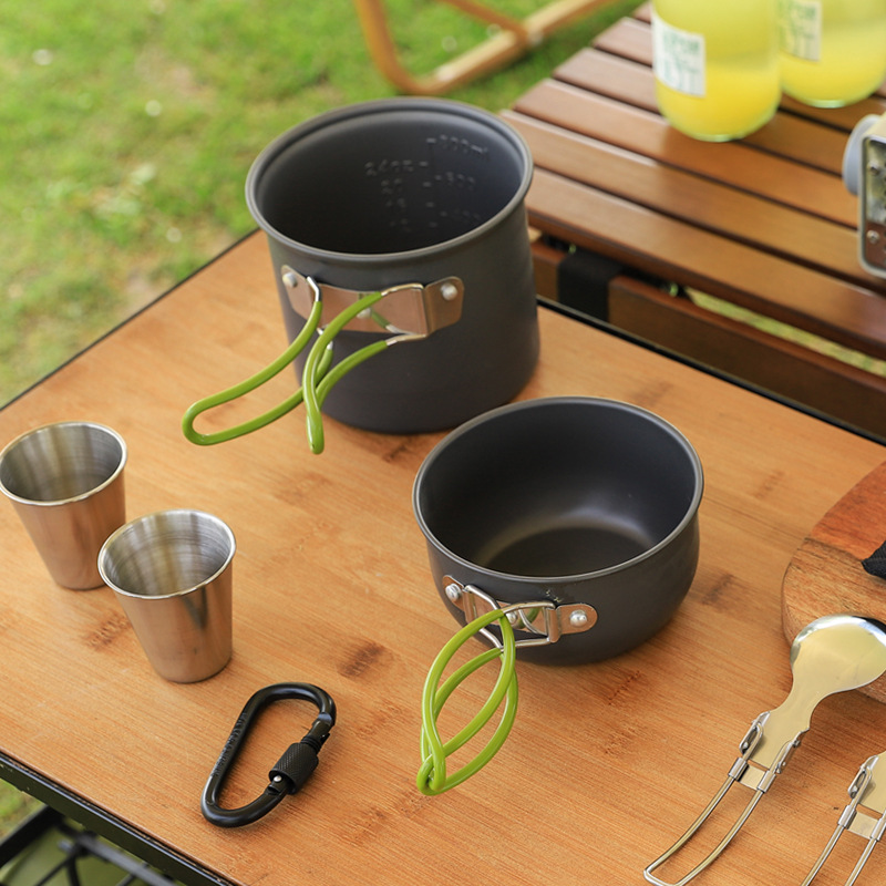 Conjunto de Utensílios de Cozi - Camping Cooking Set Compact avaliação e preço