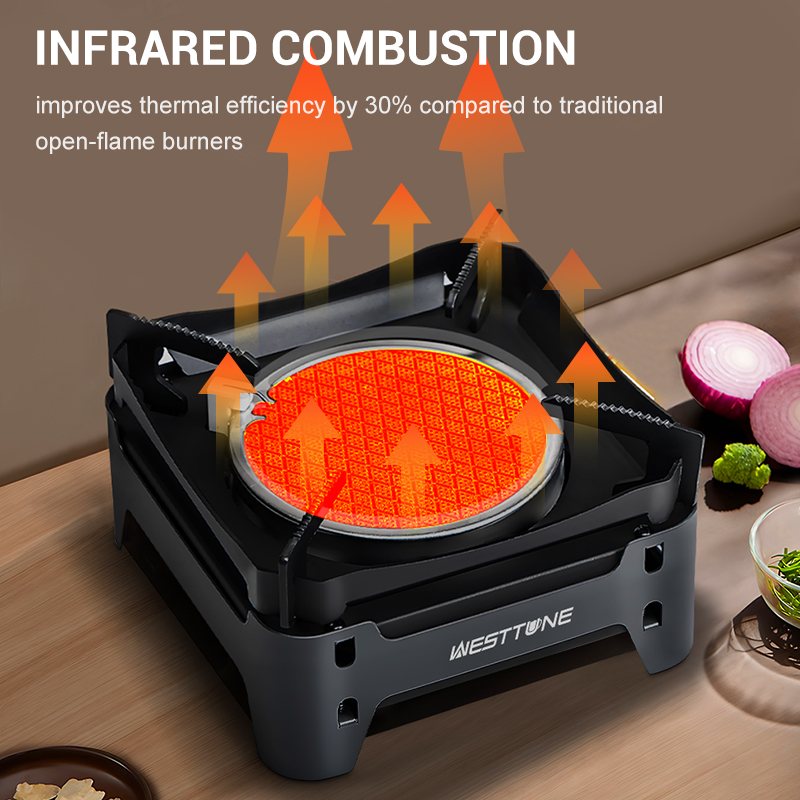 Westtune fogão de combustão in - Camping Cooking Windshield avaliação e preço